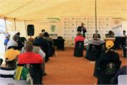 Deputy David Mahlobo adddressing the audience  05